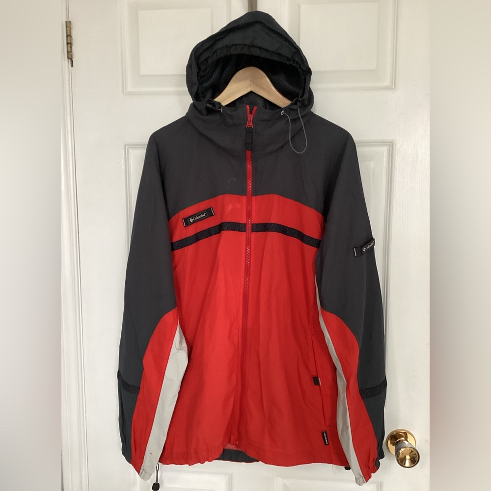 COLUMBIA hooded lightweight full zip jacket